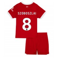 Liverpool Szoboszlai Dominik #8 Koti Peliasu Lasten 2023-24 Lyhythihainen (+ Lyhyet housut)